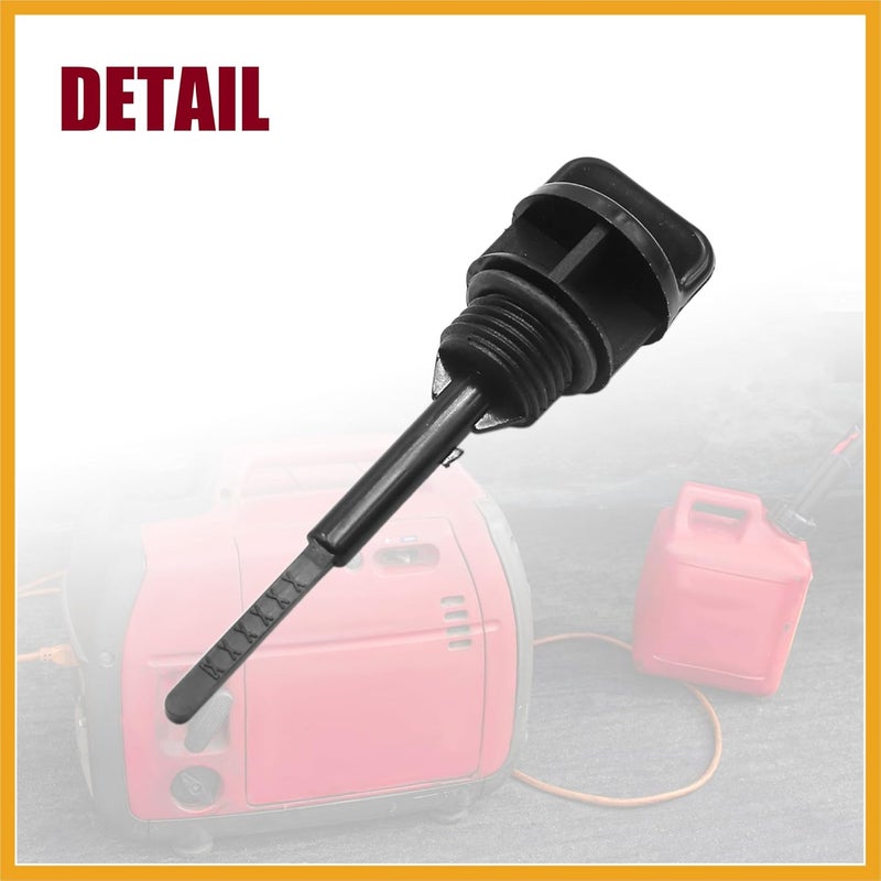 Partuto 2pcs 18mm Motorcycle Engine Oil Tank Level Gauge Cap Oil Filler Dipstick Black Plastic for GY6 125 Engine Replacement - Image 5